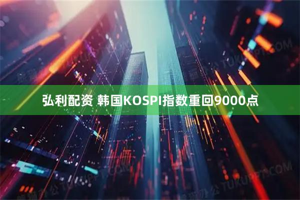 弘利配资 韩国KOSPI指数重回9000点